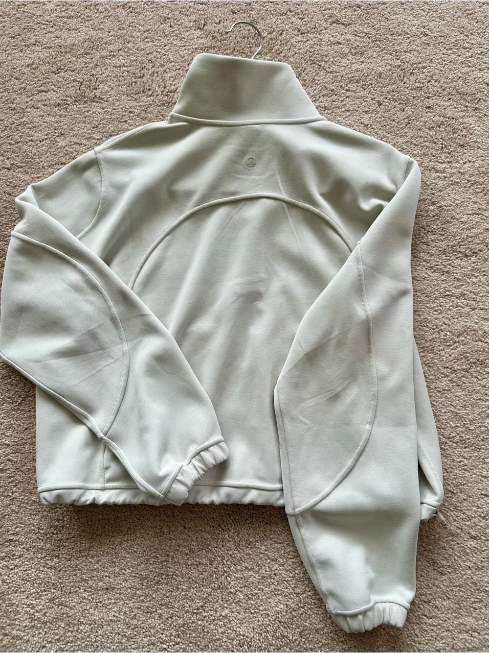 Lululemon Athletica Cream Half-Zip Softstrwam Pullover
